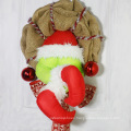 How the Christmas thief Stole Christmas Burlap Wreath